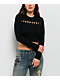 Ninth Hall Krystie Lace Up Black Long Sleeve Crop T-Shirt - Thumbnail image 1 of 3