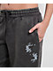 Ninth Hall Kyra Black Mineral Wash Oversized Sweatpants - Thumbnail image 5 of 9
