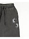Ninth Hall Kyra Black Mineral Wash Oversized Sweatpants - Thumbnail image 2 of 4