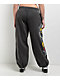 Ninth Hall Kyra Black Mineral Wash Oversized Sweatpants - Thumbnail image 4 of 9