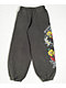 Ninth Hall Kyra Black Mineral Wash Oversized Sweatpants - Thumbnail image 3 of 4