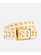 Ninth Hall Lace Up White Belt - Thumbnail image 1 of 3