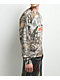 Ninth Hall Layered Text Camo Long Sleeve Thermal T-Shirt - Thumbnail image 6 of 6