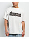 Ninth Hall Leaf Me Alone White Boxy T-Shirt - Thumbnail image 1 of 2