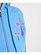 Ninth Hall Leopard Cross Blue Crop Zip Hoodie - Thumbnail image 5 of 7