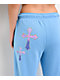 Ninth Hall Leopard Cross Blue Wide Leg Sweatpants - Thumbnail image 5 of 7