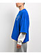 Ninth Hall Lightfall Blue & White 2fer Long Sleeve T-Shirt - Thumbnail image 5 of 6