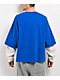 Ninth Hall Lightfall Blue & White 2fer Long Sleeve T-Shirt - Thumbnail image 2 of 6