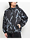 Ninth Hall Lightning Black Hooded Windbreaker Jacket - Thumbnail image 1 of 5