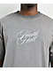 Ninth Hall Little Helper Charcoal Grey Wash T-Shirt - Thumbnail image 3 of 4