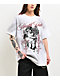 Ninth Hall Maeve Angel White Wash Oversized Boxy T-Shirt - Thumbnail image 1 of 3