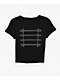 Ninth Hall Marching Band Black Crop T-Shirt - Thumbnail image 4 of 4