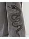 Ninth Hall Margo Snake Grey Wash Wide Leg Sweatpants - Thumbnail image 5 of 7