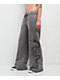 Ninth Hall Margo Snake Grey Wash Wide Leg Sweatpants - Thumbnail image 7 of 7