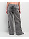 Ninth Hall Margo Snake Grey Wash Wide Leg Sweatpants - Thumbnail image 2 of 7