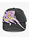 Ninth Hall Miles Distressed Black Strapback Hat - Thumbnail image 3 of 4