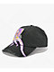 Ninth Hall Miles Distressed Black Strapback Hat - Thumbnail image 1 of 4