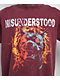 Ninth Hall Misunderstood Maroon T-Shirt - Thumbnail image 3 of 3