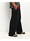 Ninth Hall Moto Seams Black Wash Baggy Sweatpants - Thumbnail image 3 of 6