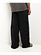 Ninth Hall Moto Seams Black Wash Baggy Sweatpants - Thumbnail image 2 of 6