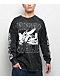 Ninth Hall Natures Edge Black Wash Long Sleeve T-Shirt - Thumbnail image 1 of 4