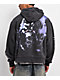 Ninth Hall Night Terrors Black Wash Crop Zip Hoodie - Thumbnail image 2 of 6