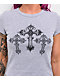 Ninth Hall Nightcrawler Grey Crop T-Shirt - Thumbnail image 2 of 2