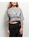 Ninth Hall Olivia Angel Grey Boxy Crop T-Shirt - Thumbnail image 1 of 4