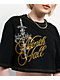 Ninth Hall Olivia Black & Yellow Boxy Crop T-Shirt - Thumbnail image 3 of 4
