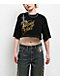 Ninth Hall Olivia Black & Yellow Boxy Crop T-Shirt - Thumbnail image 2 of 4