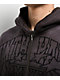 Ninth Hall One Hundred Claws Brown Wash Distressed Crop Hoodie - Thumbnail image 6 of 7