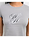 Ninth Hall Only In Truths Grey Crop T-Shirt - Thumbnail image 3 of 4