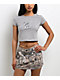 Ninth Hall Only In Truths Grey Crop T-Shirt - Thumbnail image 1 of 4
