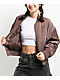 Ninth Hall Orion Brown Bomber Jacket - Thumbnail image 6 of 6
