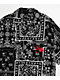 Ninth Hall Paisley Black Short Sleeve Button Up Shirt - Thumbnail image 3 of 3