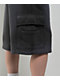 Ninth Hall Payton Charcoal Wash Relaxed Cargo Sweat Shorts - Thumbnail image 5 of 7
