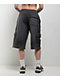 Ninth Hall Payton Charcoal Wash Relaxed Cargo Sweat Shorts - Thumbnail image 2 of 7