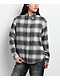 Ninth Hall Pearl & Rhinestone Grey Flannel Shirt - Thumbnail image 1 of 4