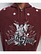 Ninth Hall Pillars Red Thermal Zip Hoodie - Thumbnail image 4 of 6