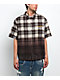 Ninth Hall Public Plaid Beige & Black Short Sleeve Button Up Shirt - Thumbnail image 5 of 5