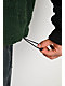 Ninth Hall Racer Green & Black Sherpa Zip Jacket - Thumbnail image 7 of 7