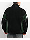 Ninth Hall Racer Green & Black Sherpa Zip Jacket - Thumbnail image 2 of 7