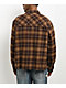 Ninth Hall Rhinestone Brown Long Sleeve Flannel Shirt - Thumbnail image 2 of 5