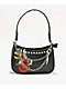 Ninth Hall Rhinestone Heart Black Shoulder Bag - Thumbnail image 1 of 5