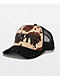 Ninth Hall Rodeo Studded Black & Brown Cow Print Pony Hair Trucker Hat - Thumbnail image 1 of 4