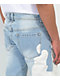 Ninth Hall Rogue Blotter Blue Wash Flare Denim Jeans - Thumbnail image 5 of 7