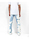 Ninth Hall Rogue Blotter Blue Wash Flare Denim Jeans - Thumbnail image 2 of 7
