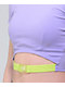 Ninth Hall Sabrina Purple & Yellow Crop T-Shirt - Thumbnail image 2 of 3