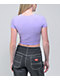 Ninth Hall Sabrina Purple & Yellow Crop T-Shirt - Thumbnail image 3 of 3