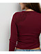 Ninth Hall Selma Red Thermal Long Sleeve T-Shirt - Thumbnail image 3 of 3